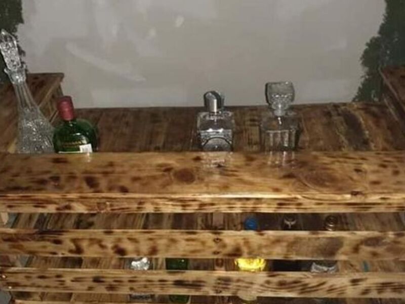 Barra pallets rústico México