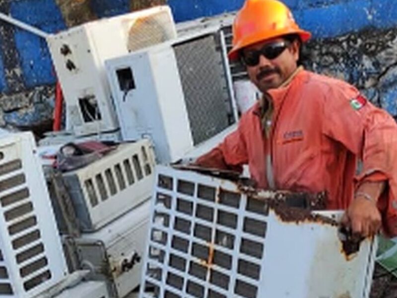 Reciclaje Aire acondicionado conductos México 