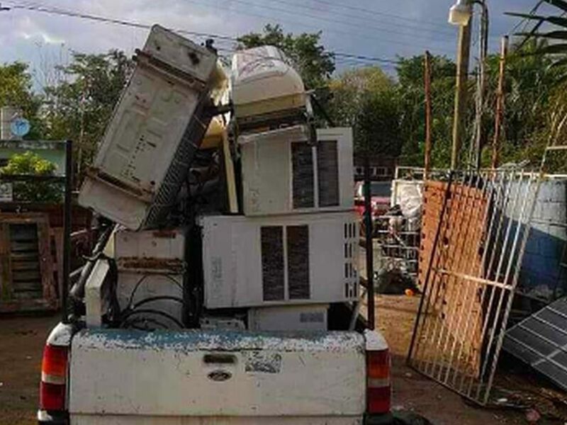 Reciclaje aire acondicionado solar México 