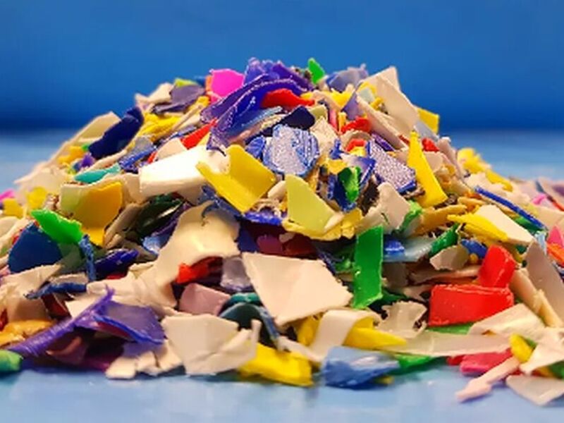 Reciclaje HDPE multicolor México 
