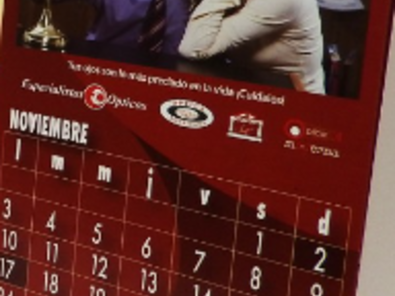 Calendario personalizado  Cda. México