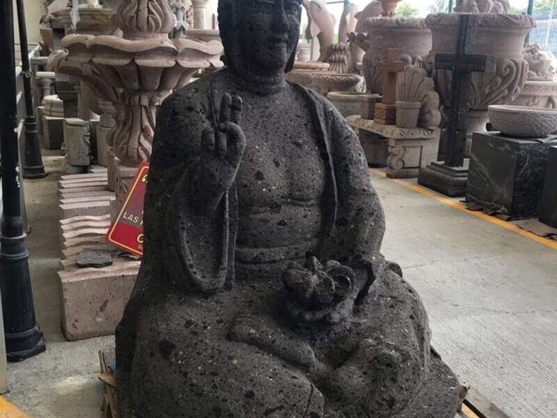 Buda en cantera negra México
