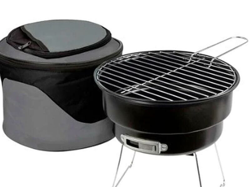 ASADOR CON HIELERA CAMPING