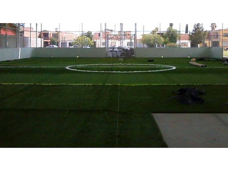 Instalación césped sintético México 
