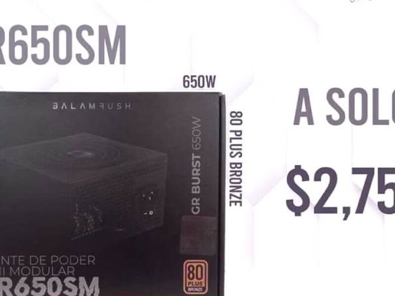 Fuente Poder Balam Rush GR650SM  650w