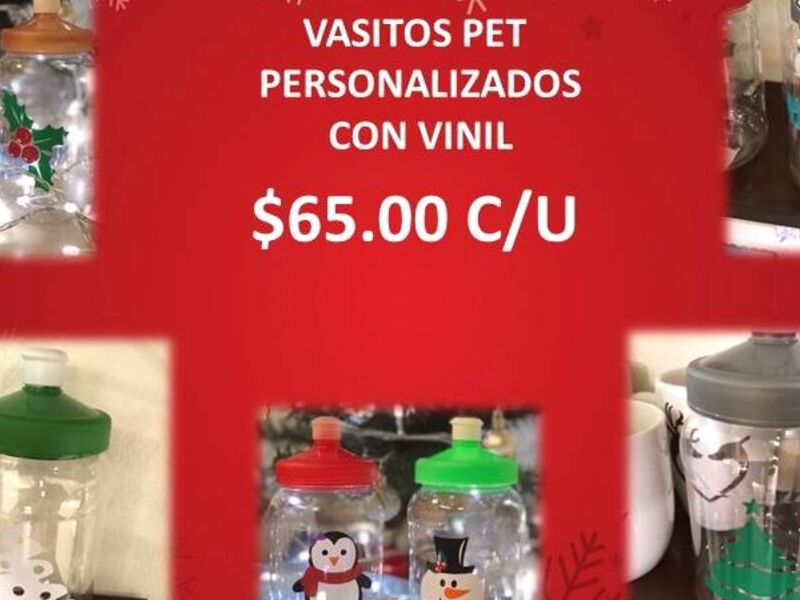 VASITOS PET PERSONALIZADOS CON VINIL
