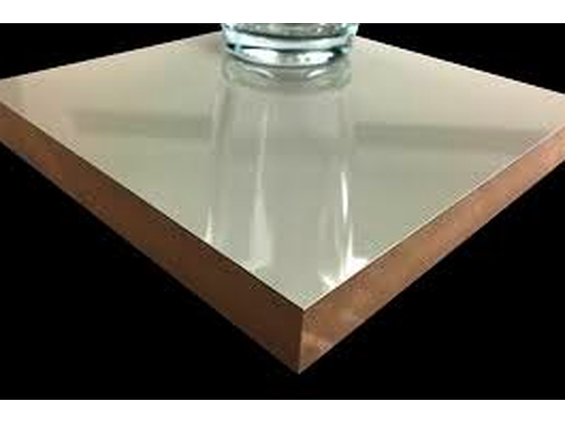 Tablero de Madera Alto Brillo Blanco México