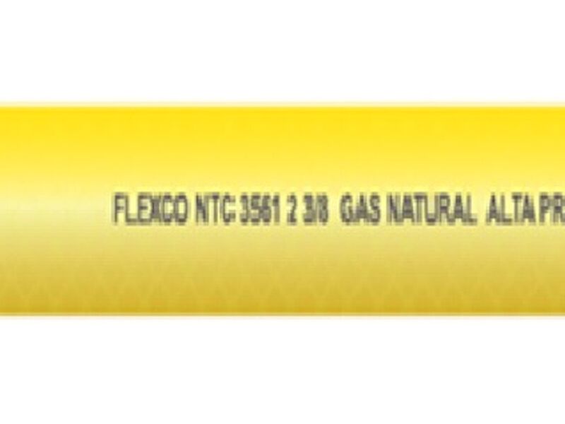 Manguera gas natural alta presión México 