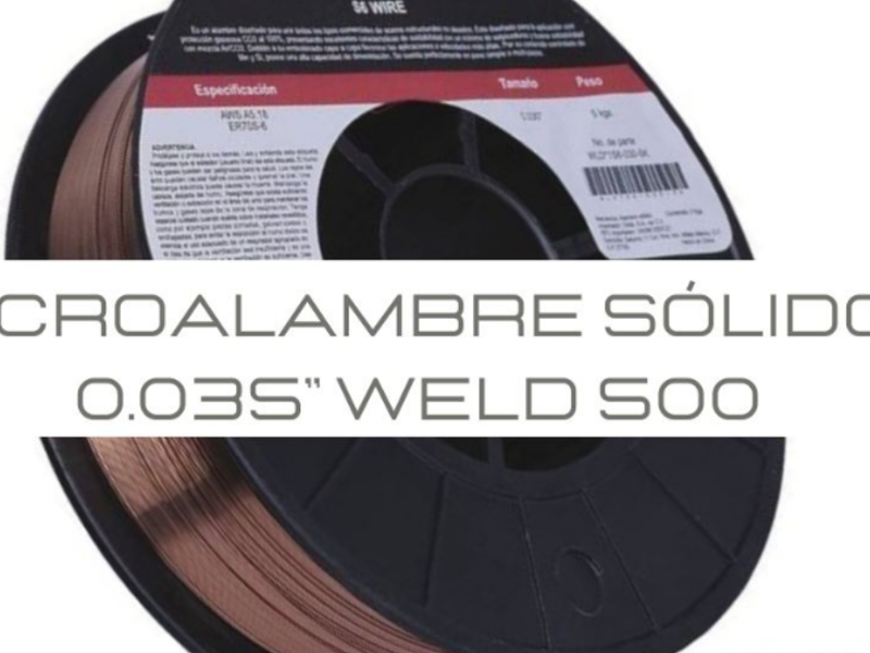 Microalambre Sólido Weld 500 Guadalupe