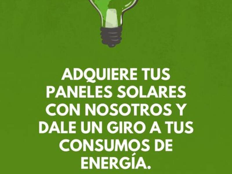 Paneles Solares Alternativa Energética