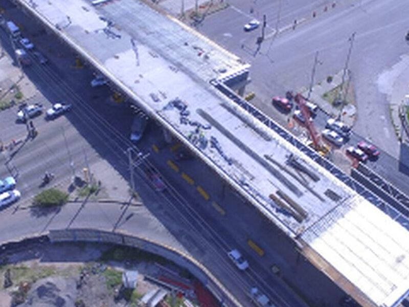 Construcción  puentes pasos desnivel México 