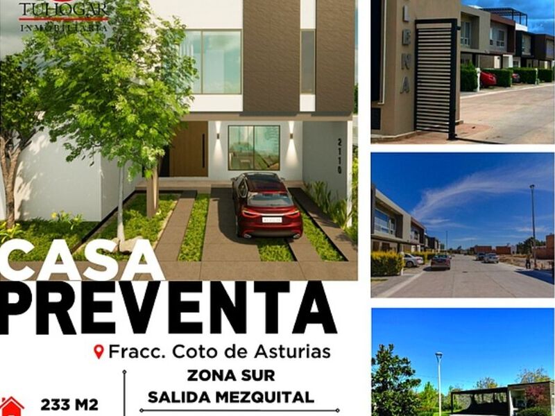 Preventa Casa Durango 
