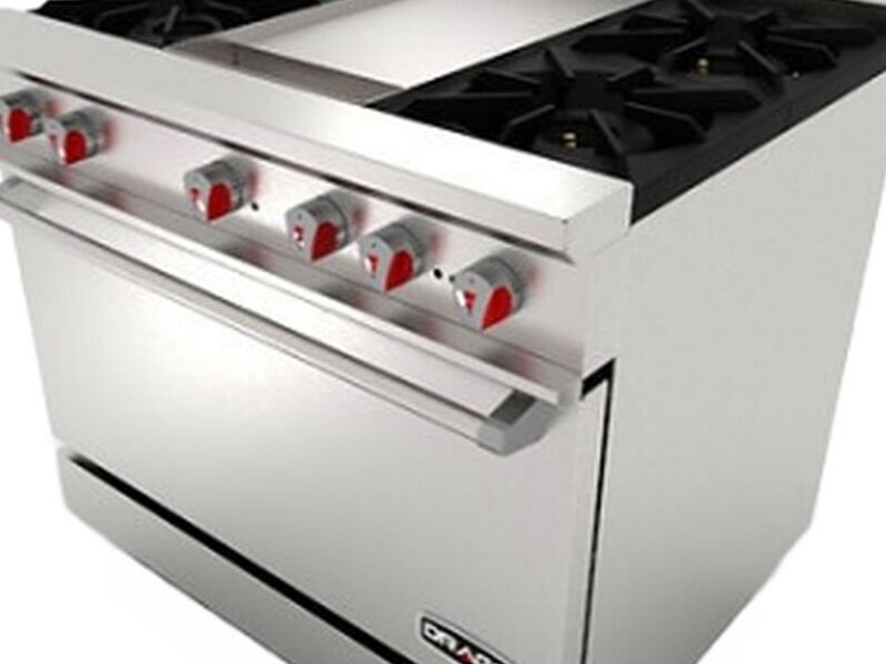 Estufa 4 quemadoras horno y plancha México