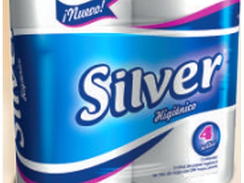 Papel higiénico silver celeste México