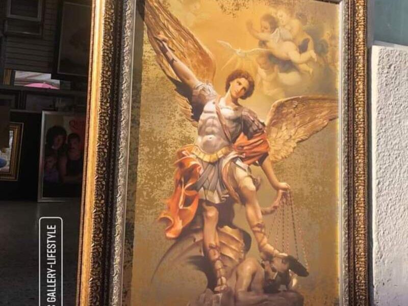 Enmarcado Doble Dorado México