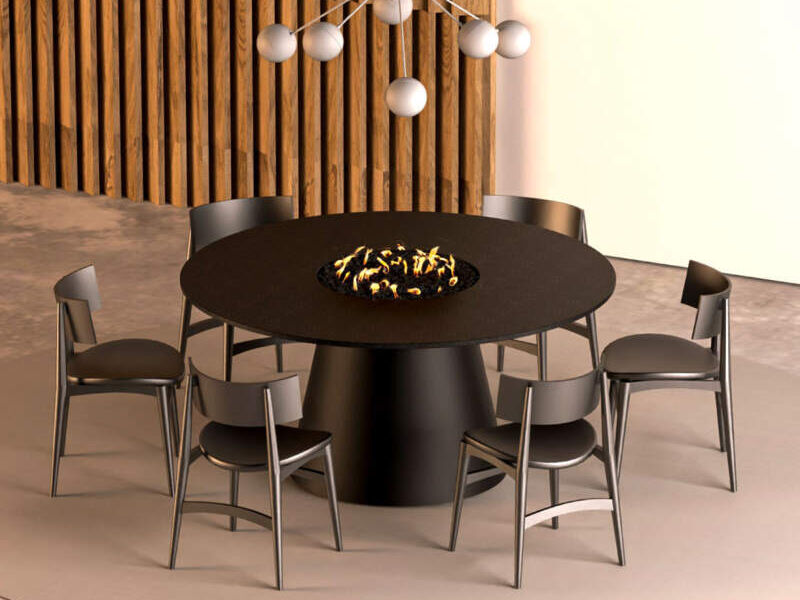 Conic Fire Dinner Table México