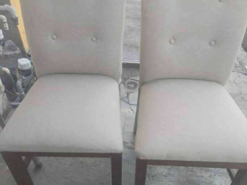 Sillas Beige Tapizada Monterrey