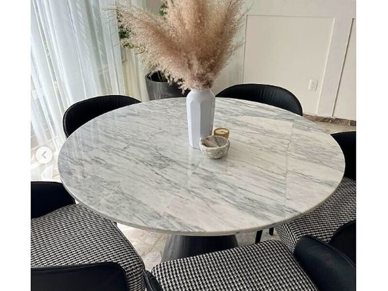 Mesa Cubierta Mármol striato México
