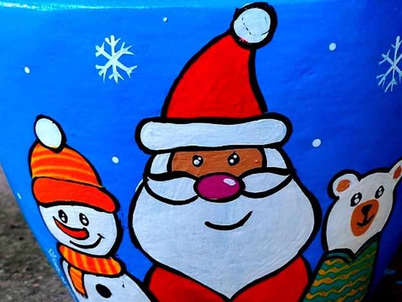 Maceta Santa Claus Mexico