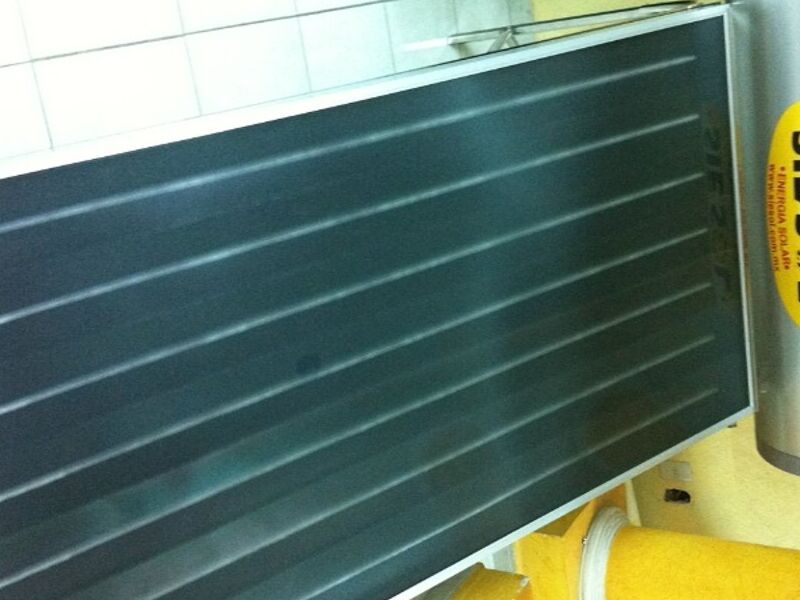 Calentador Panel Plano tubo de Cobre México