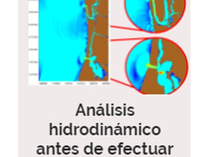 Hidrodinámico antes y después de dragado