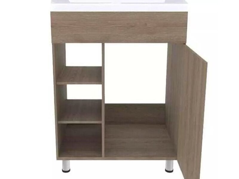 MUEBLE DE MADERA PARA BAÑO