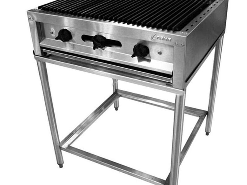 Asador Inox Tama DAN-1614/06 +BASE