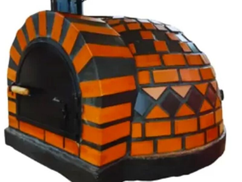 Horno Para Pizza Ladrillado Rústico de 70 cm 