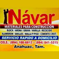 Materiales para construccion NÁVAR