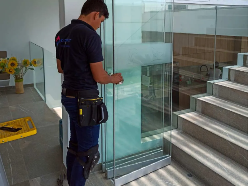 Puertas plegables cristal Cuernavaca