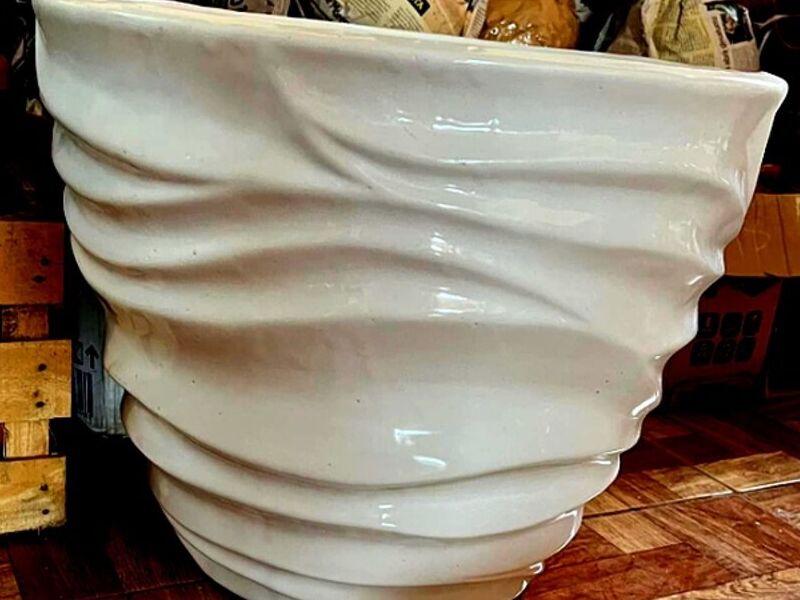 Maceta blanca diseño Mexico