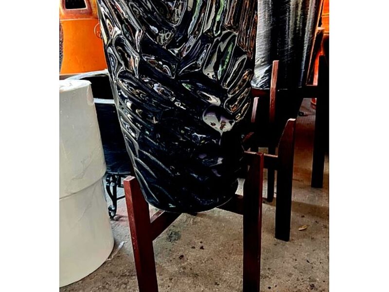 Maceta negra larga Mexico
