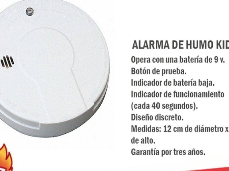 Alarma de Humo KIDDE 9V Guadalajara