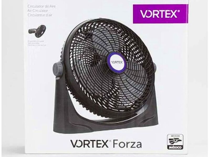 Ventilador Circular Córtex Forza 2 En 1 Negro