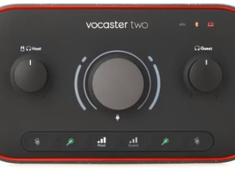 Receptor grabación Focusrite Vocaster México