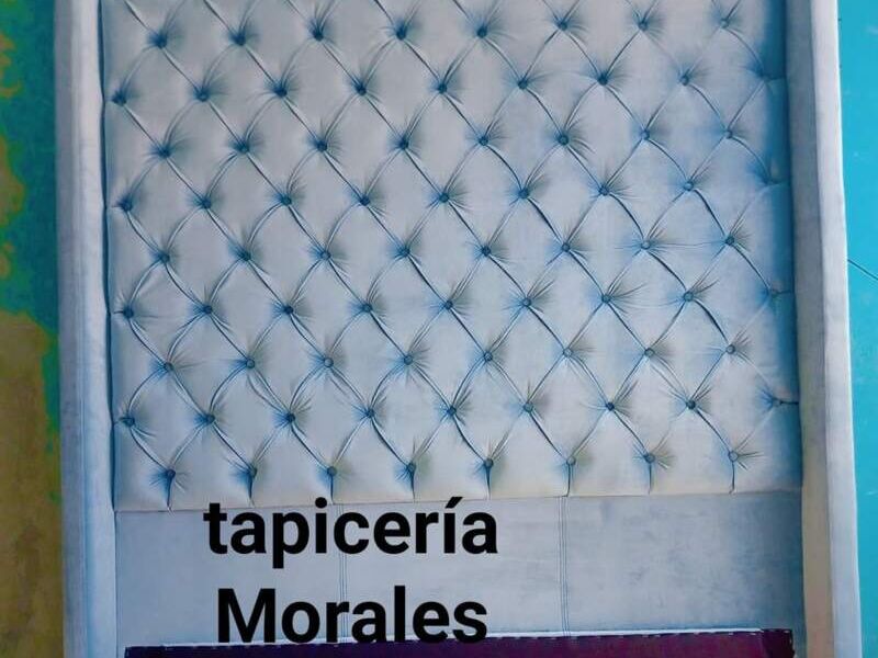 Cabecera Tapizada Celeste Chiapas