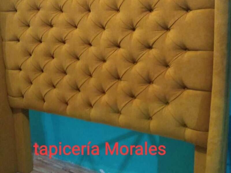 Cabecera Tapizada Mostaza Chiapas
