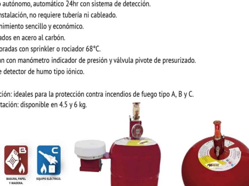 DETEXTINTOR CARGADO MÉXICO