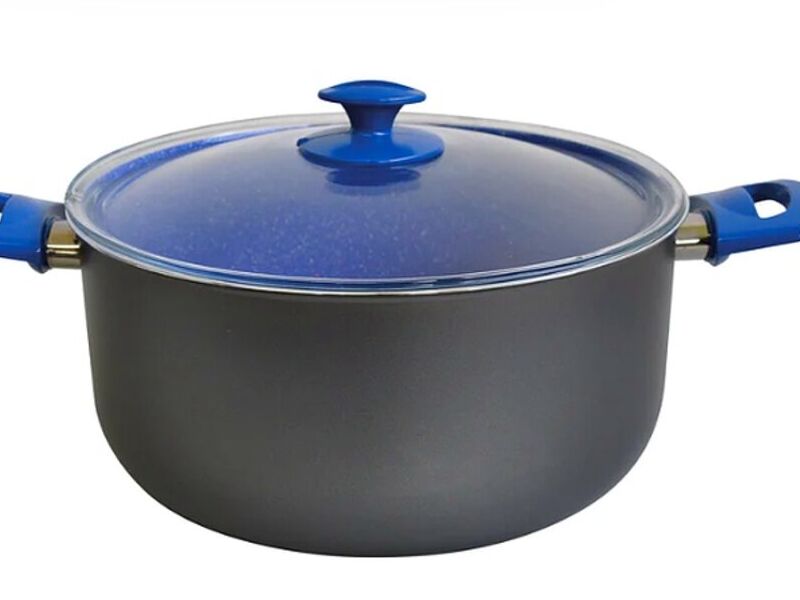 Olla  Recta Aluminio Pietra Zafiro  De 28 cm 