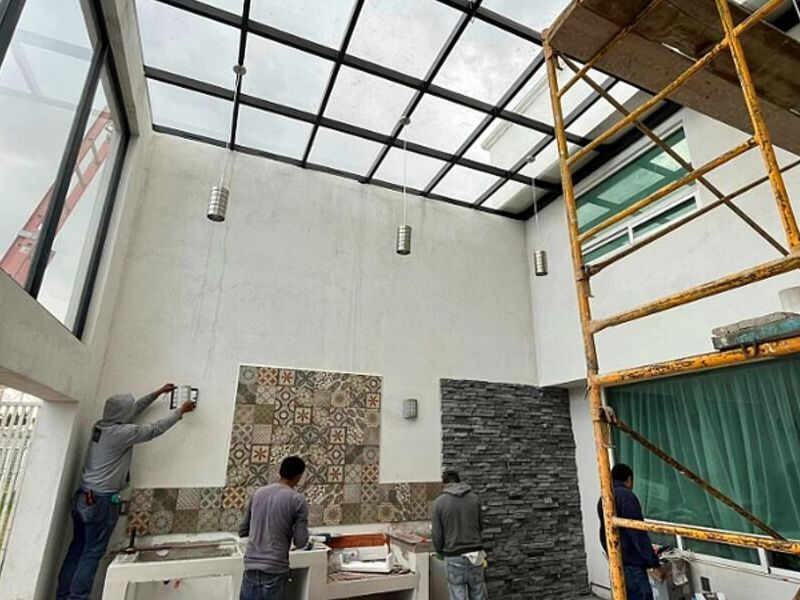 Instalación piedra México  