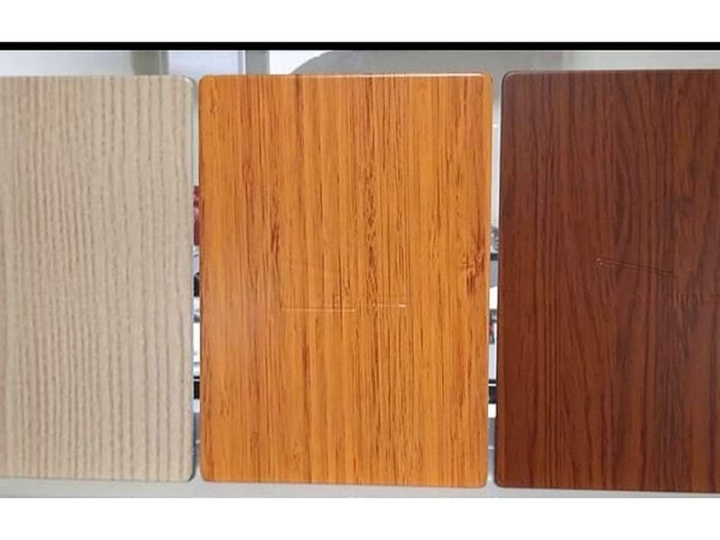 Panel aluminio acabado madera Monterrey