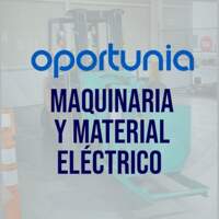 Oportunia "Maquinaria y material eléctrico"