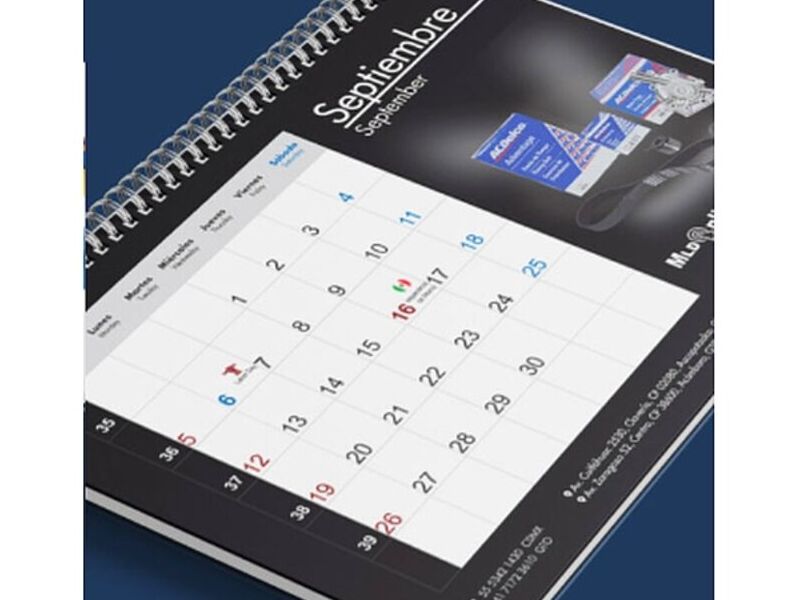 IMPRESIÓN DE CALENDARIOS EN CDMX