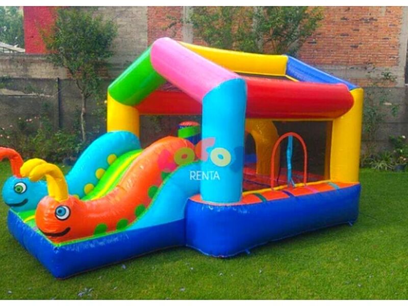 Inflable casita resbaladilla CDMX