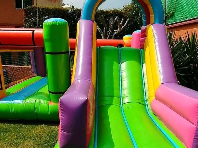 Inflable castillo caramelo CDMX