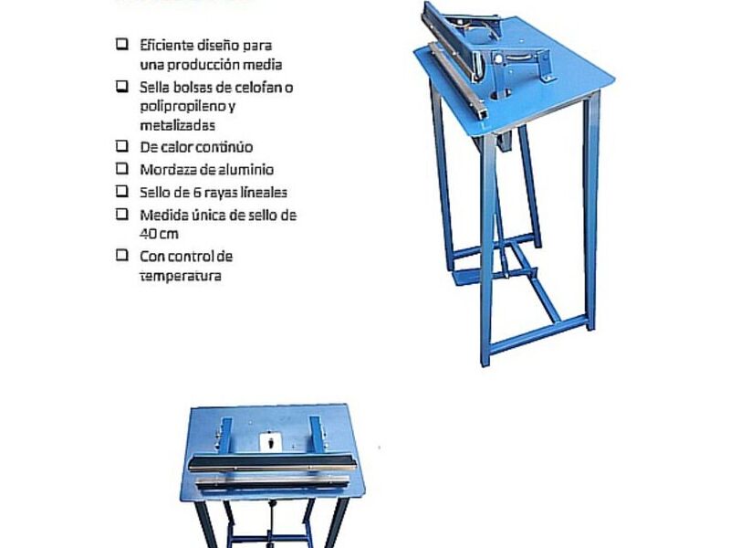 Selladora de pedal económica para celofán