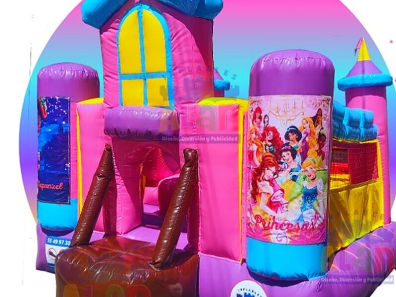 Inflables Castillo Princesas CDMX