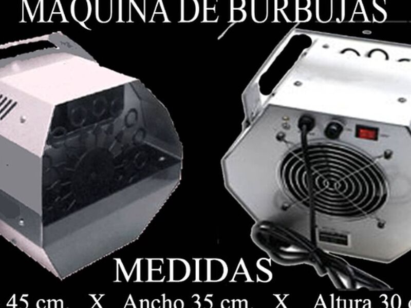 Maquina Burbujas CDMX