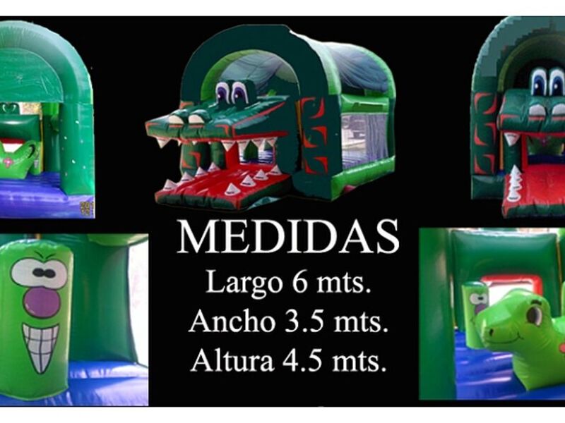 Inflable Cocodrilo CDMX
