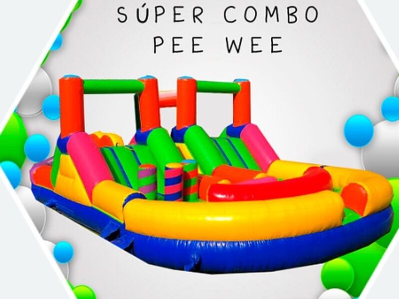 Inflable super combo pee wee CDMX